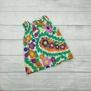4/5 Mini Boden Swiss Dot Floral Tank Top